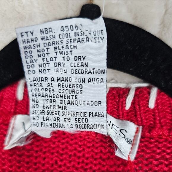 Vintage Victoria Jones Holiday Sweater Vest Womens Medium Petite Winter 90s Snow - Picture 4 of 7